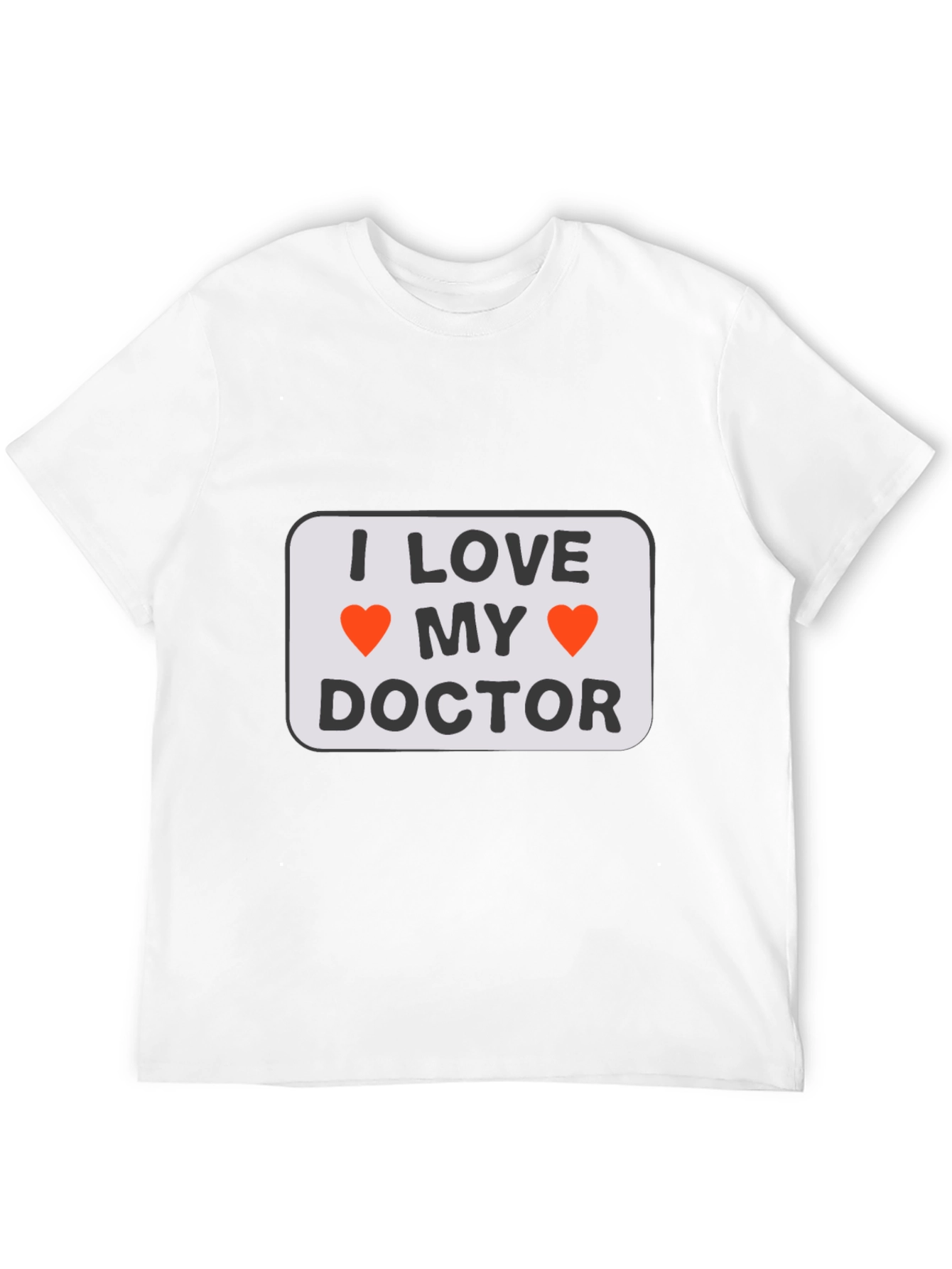 I Love My Doctor T-Shirt - Black