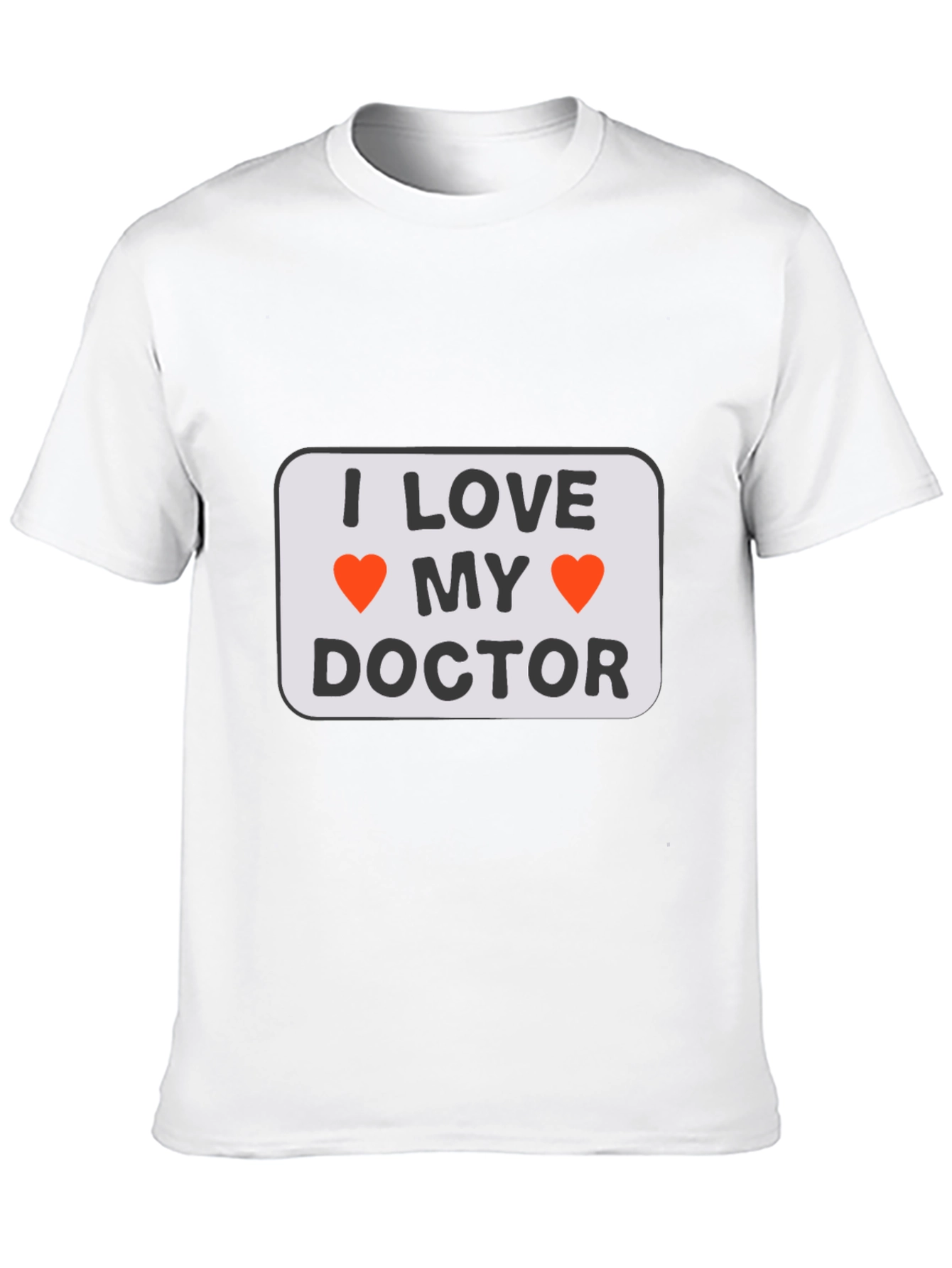 I Love My Doctor T-Shirt - Black