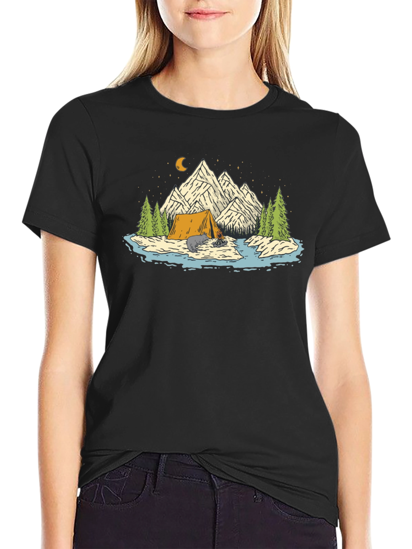 Camping Adventure Graphic Tee