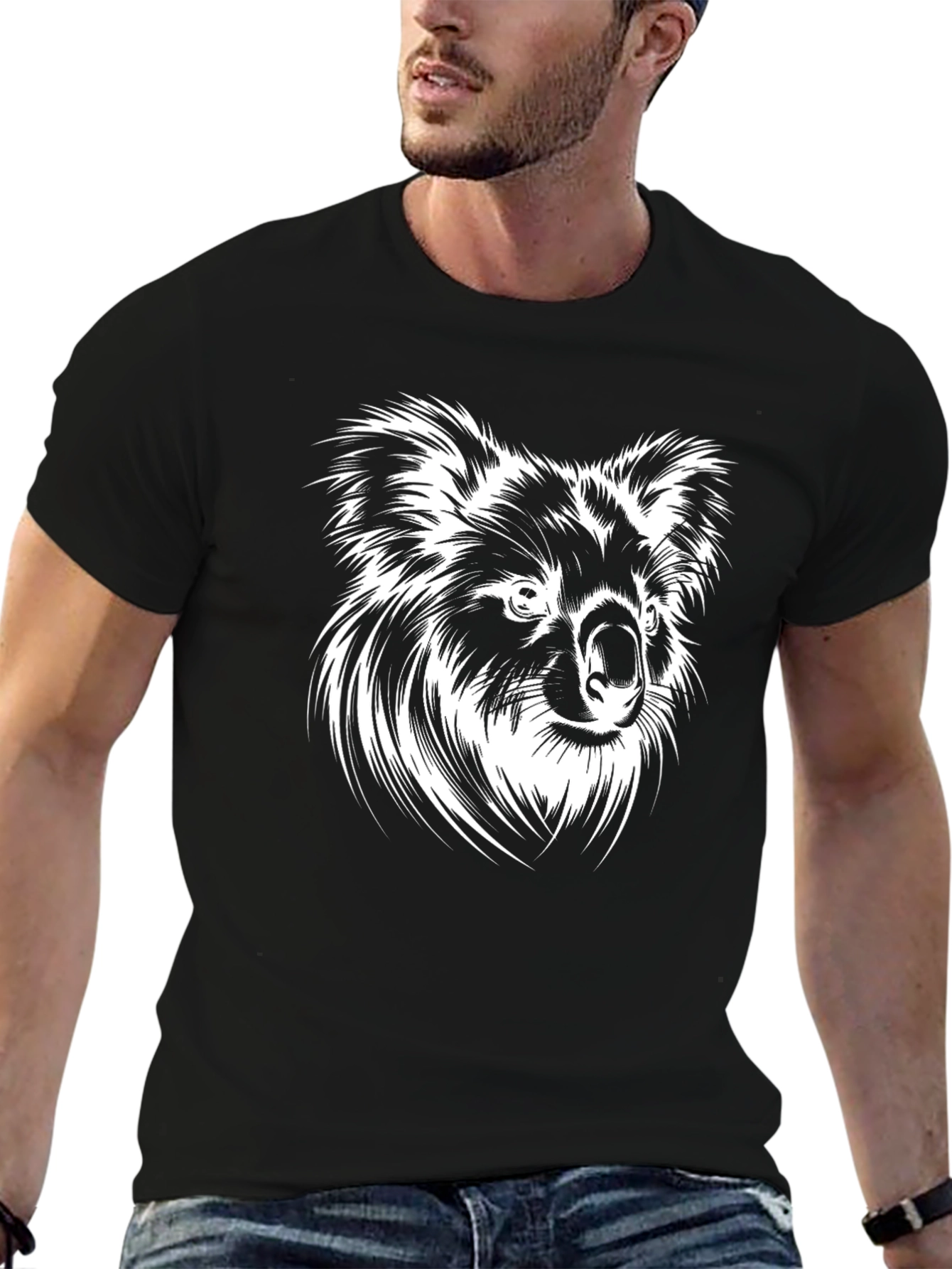 Koala Graphic Tee - Mens Black T-Shirt