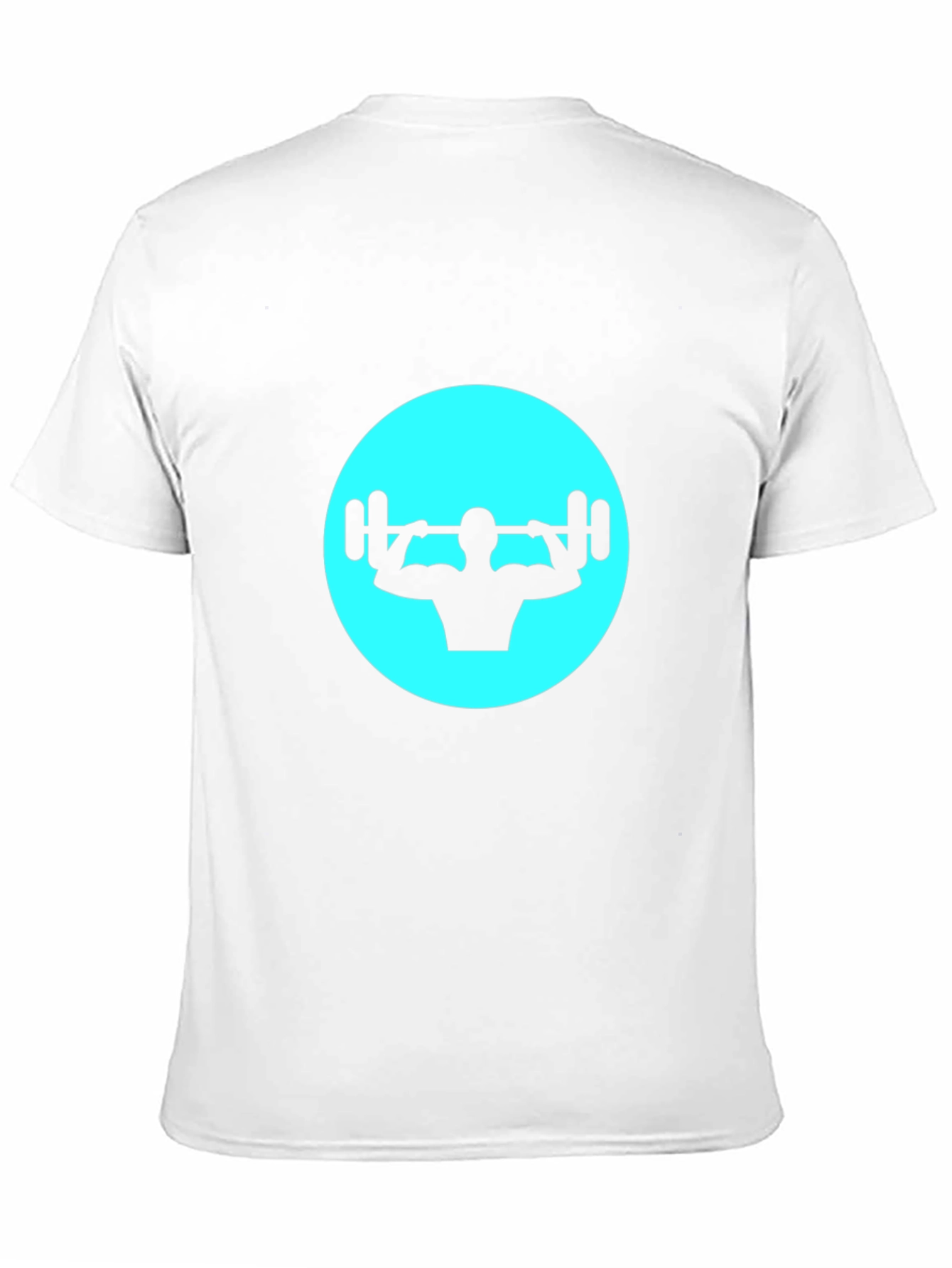 Gym Workout T-Shirt - Black Weightlifting Design