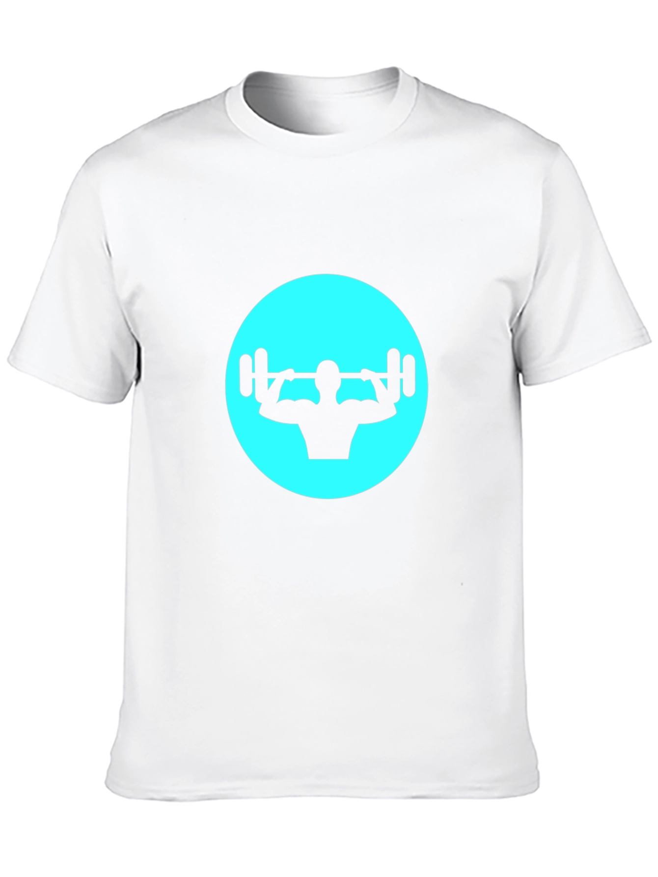 Gym Workout T-Shirt - Black Weightlifting Design