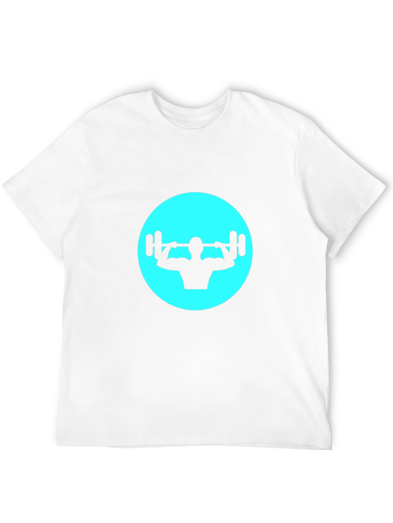 Gym Workout T-Shirt - Black Weightlifting Design