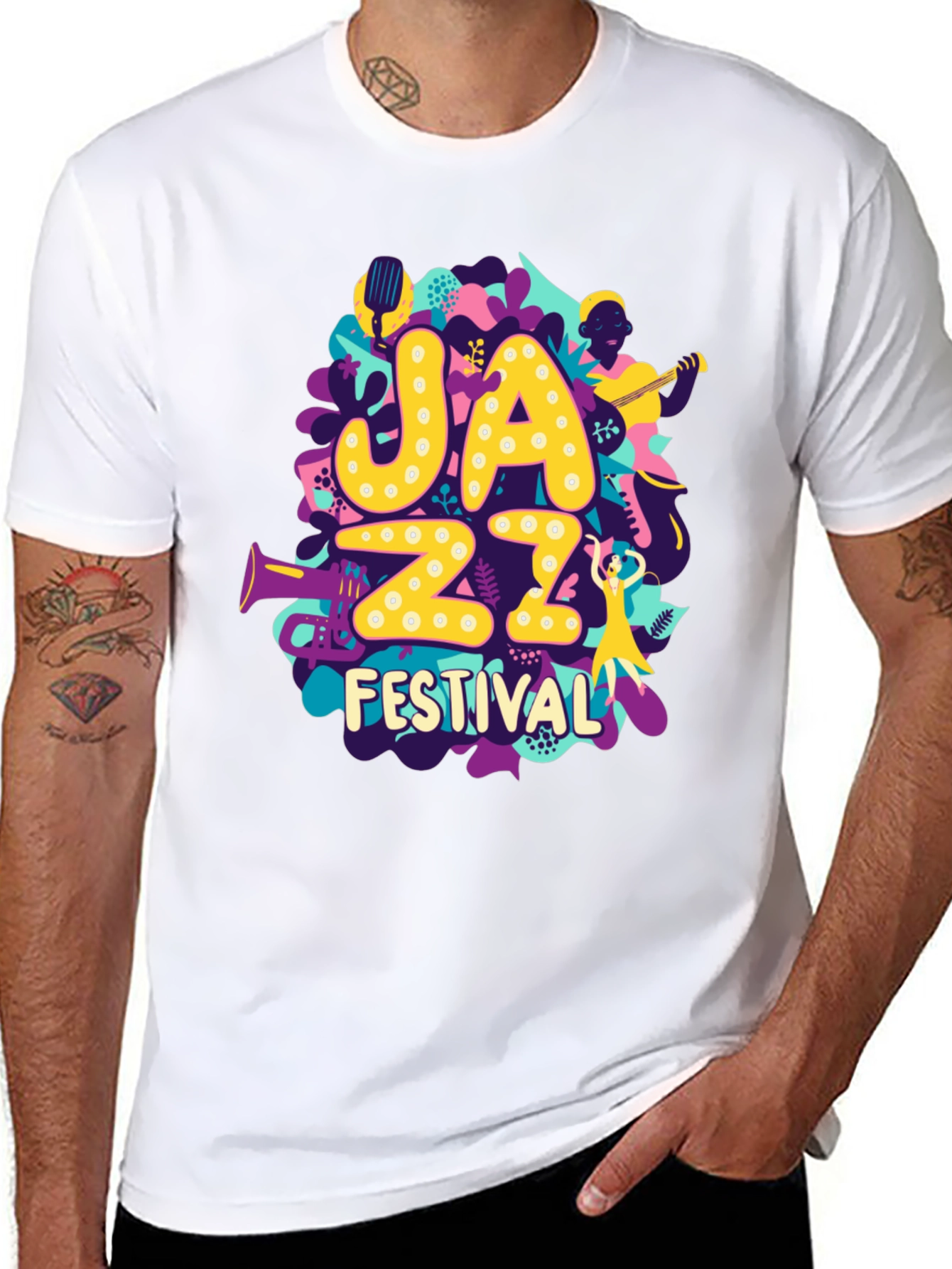 Jazz Festival Graphic T-Shirt