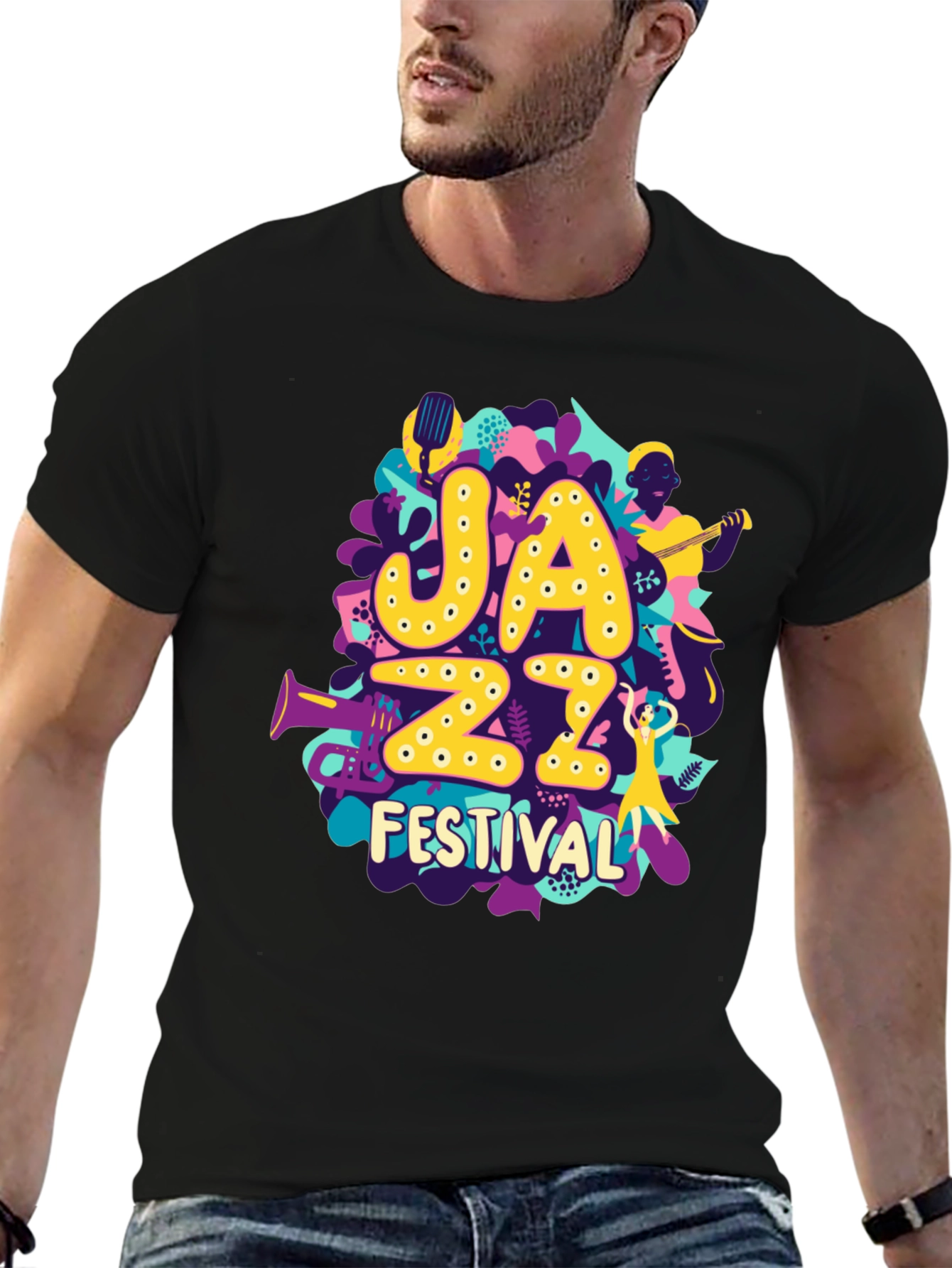 Jazz Festival Graphic T-Shirt
