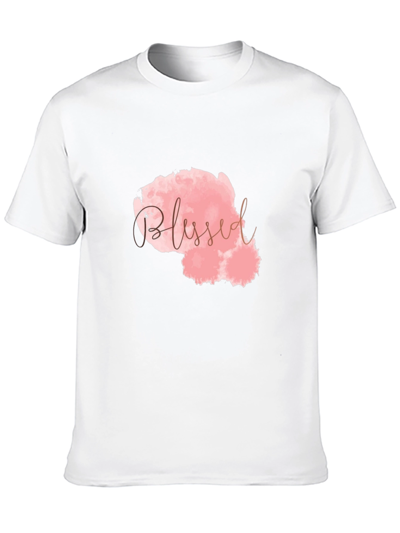 Blessed Graphic Print Black T-Shirt