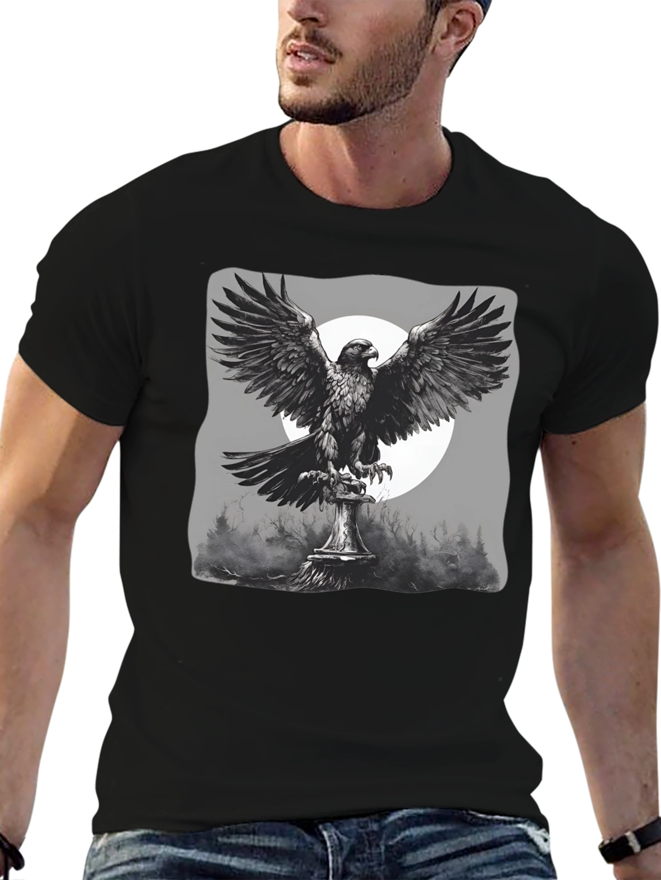 Eagle Crest T-Shirt - Bird Graphic Tee