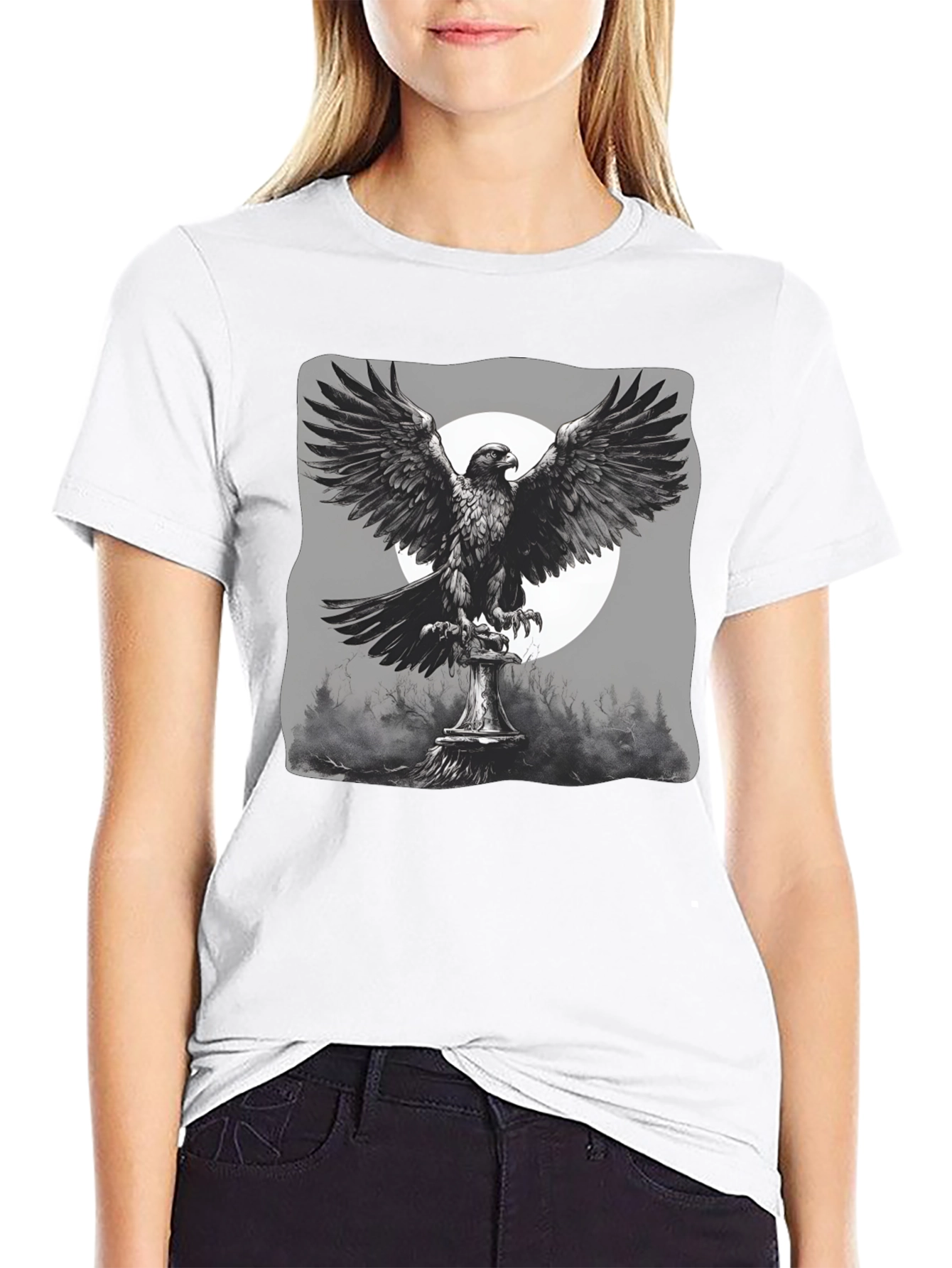 Eagle Crest T-Shirt - Bird Graphic Tee