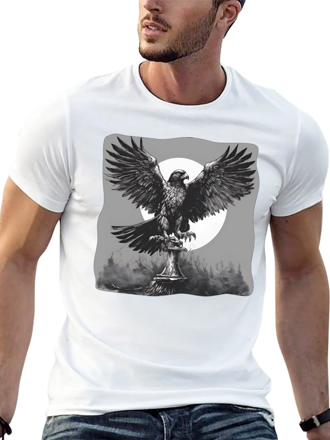 Eagle Crest T-Shirt - Bird Graphic Tee