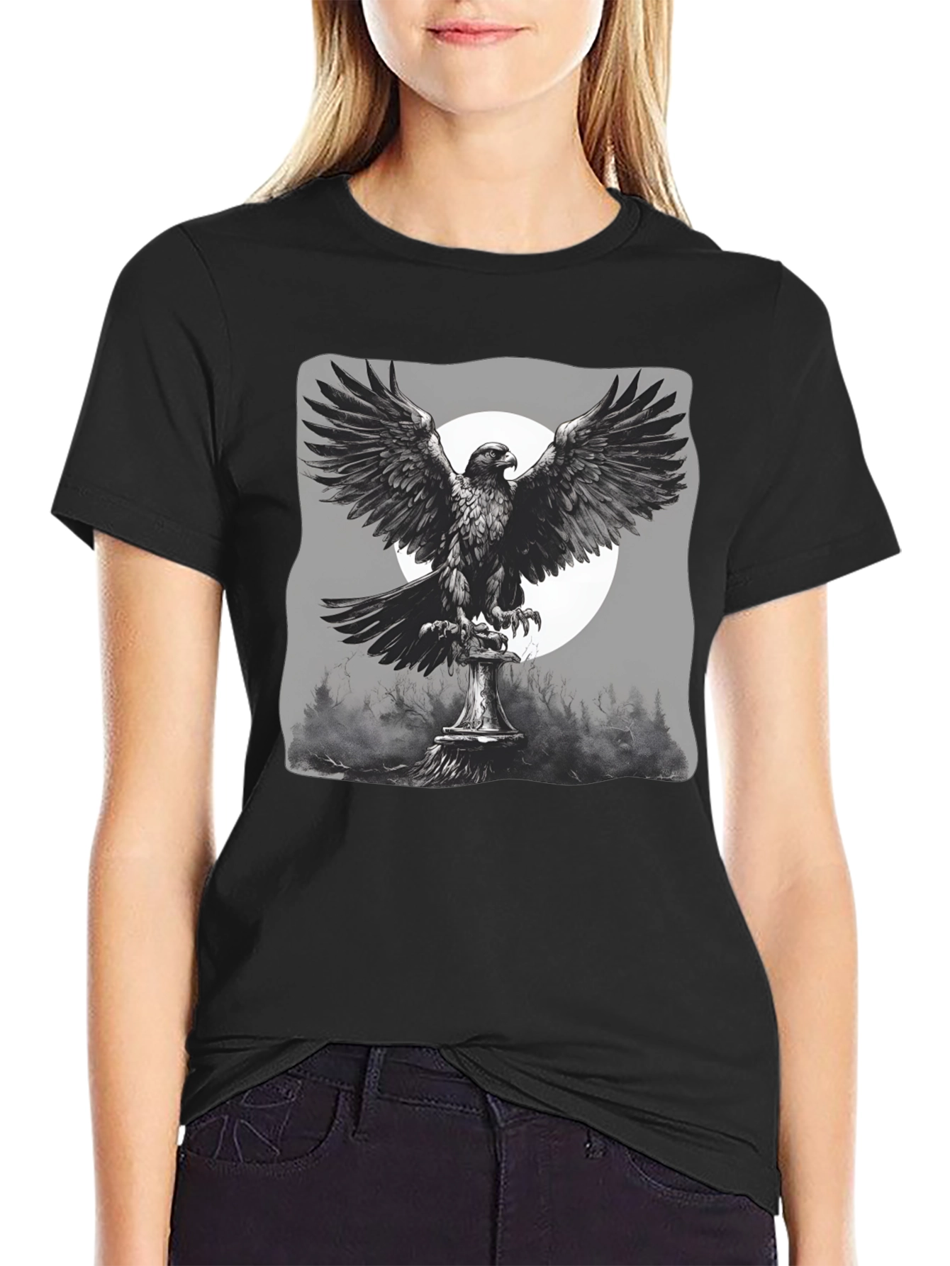 Eagle Crest T-Shirt - Bird Graphic Tee