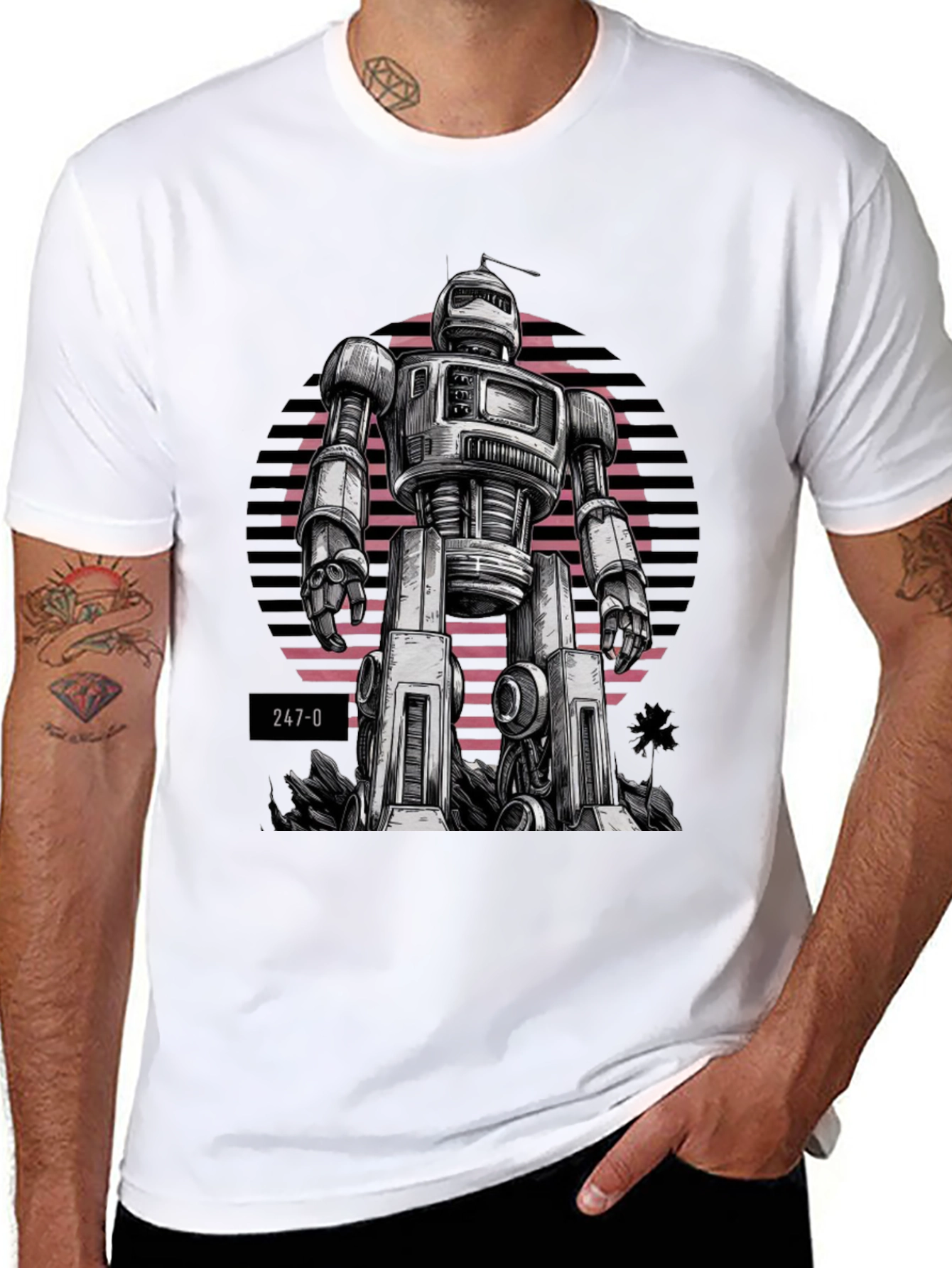 Retro Robot Graphic Tee