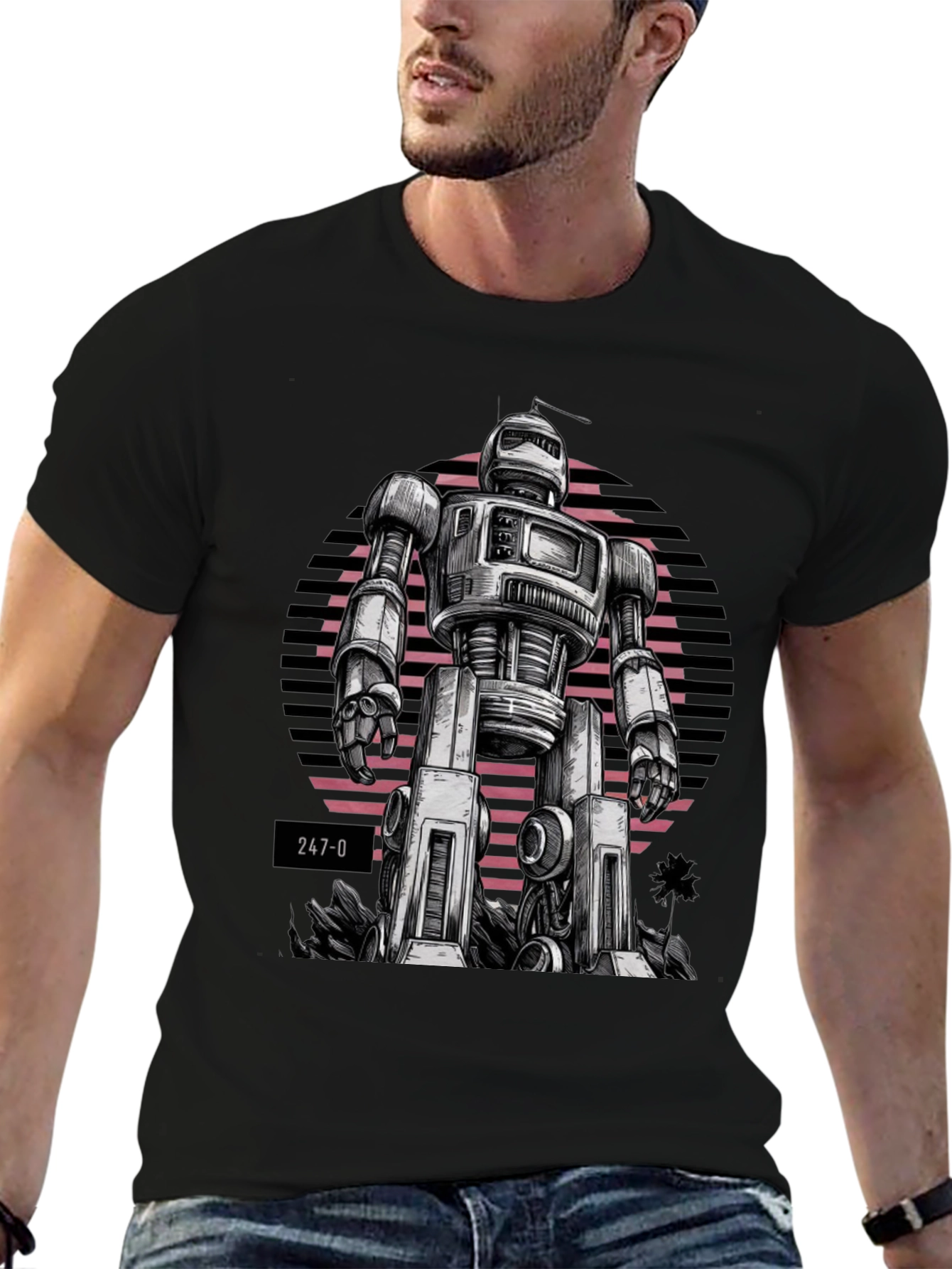 Retro Robot Graphic Tee