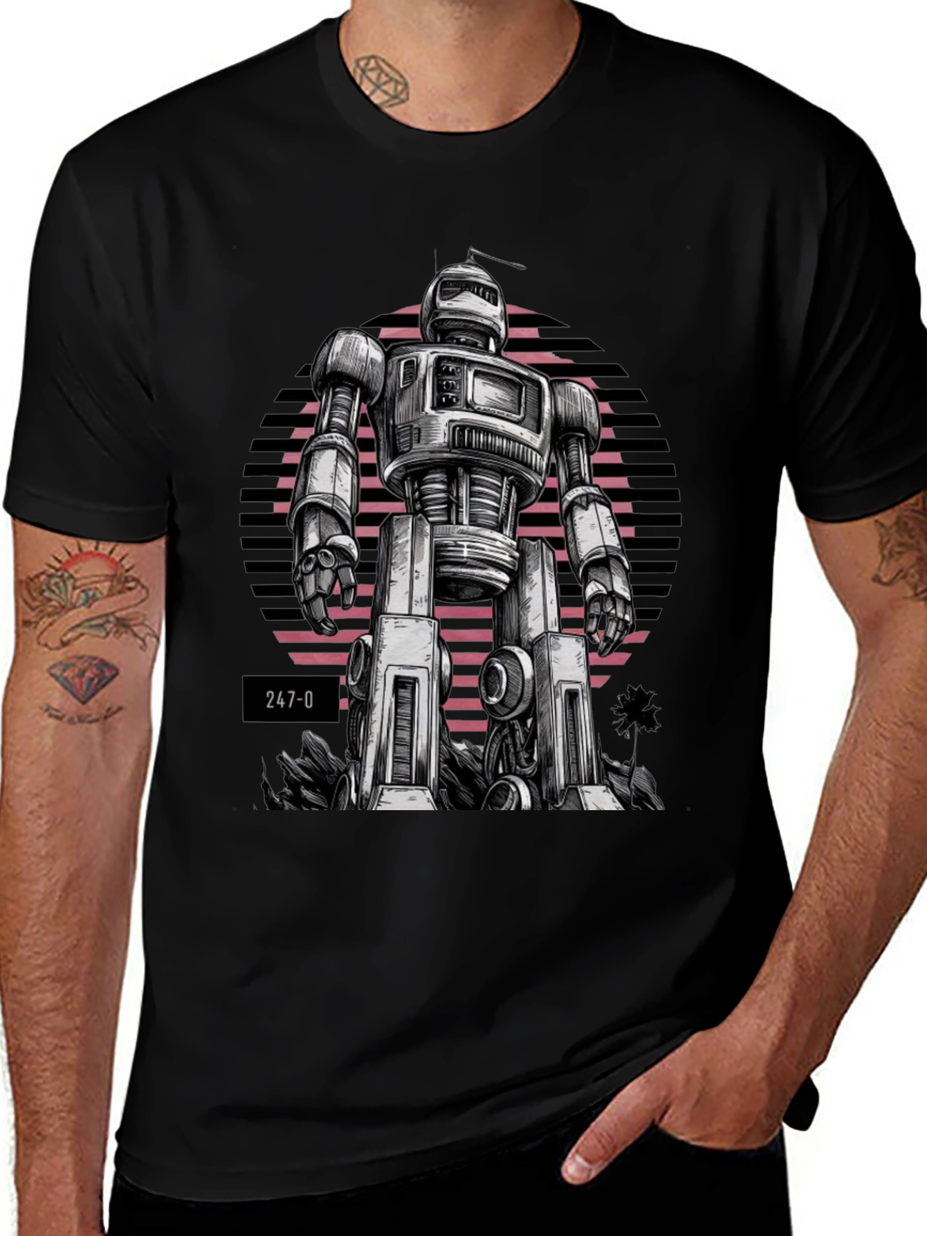 Retro Robot Graphic Tee