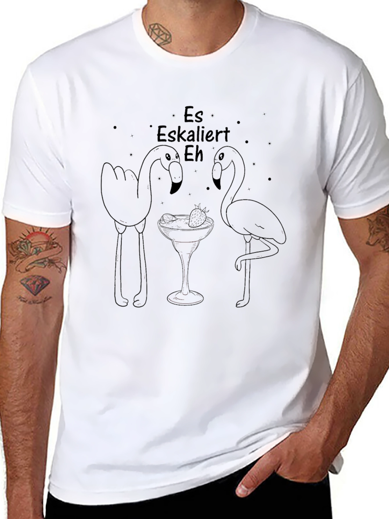 Es Eskaliert Eh Flamingo Tee