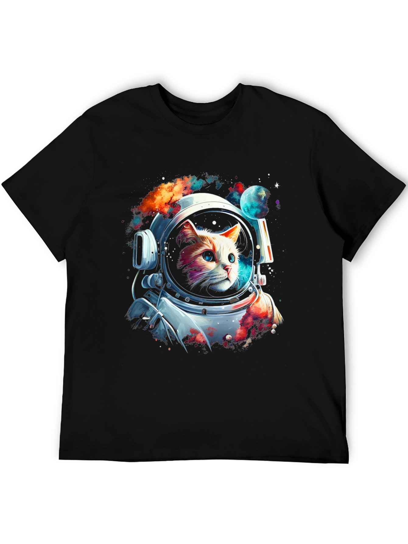 Cosmic Cat Astronaut T-Shirt