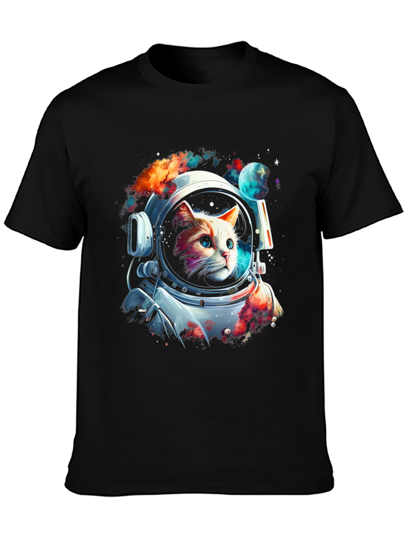 Cosmic Cat Astronaut T-Shirt