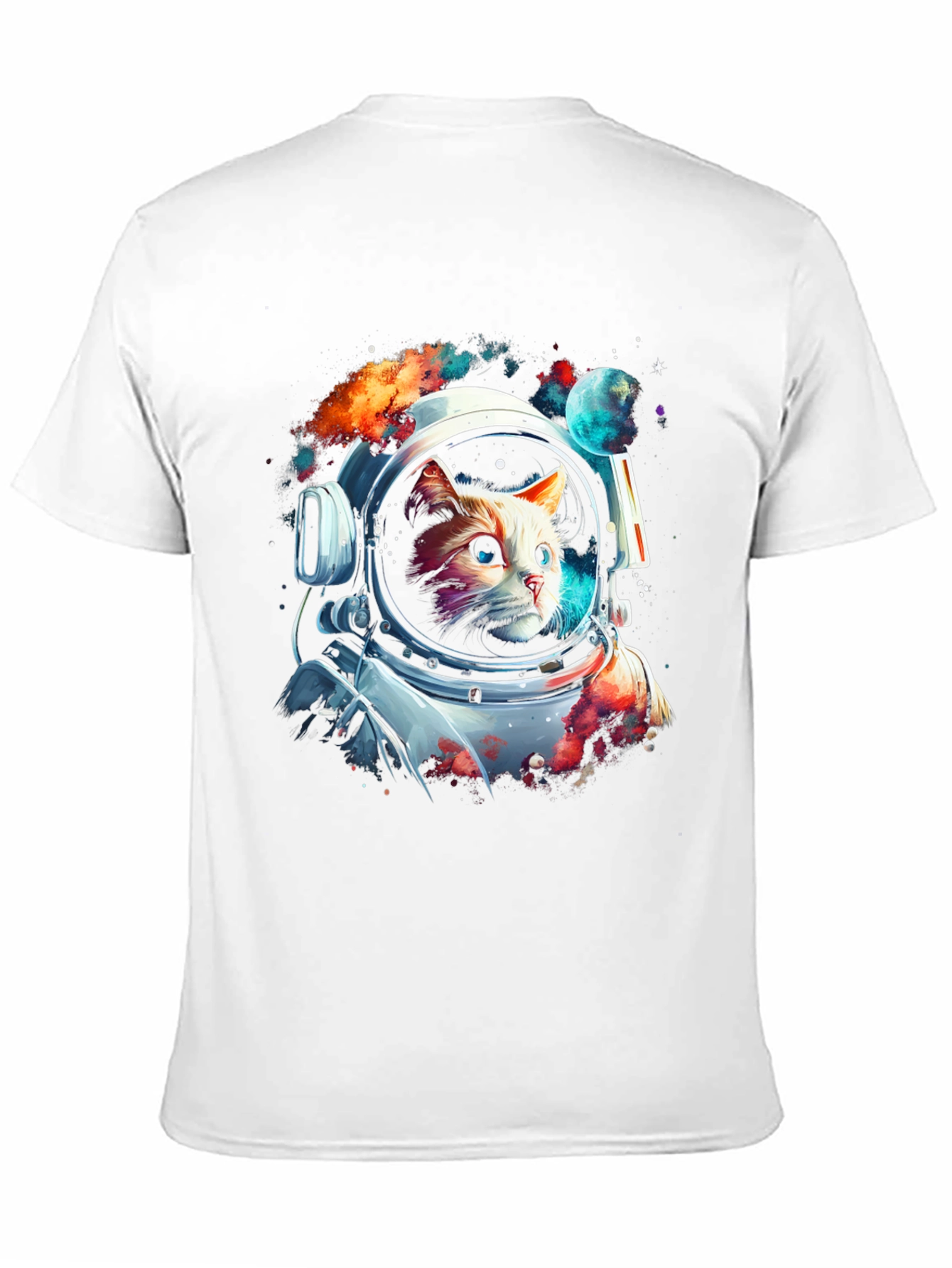 Cosmic Cat Astronaut T-Shirt