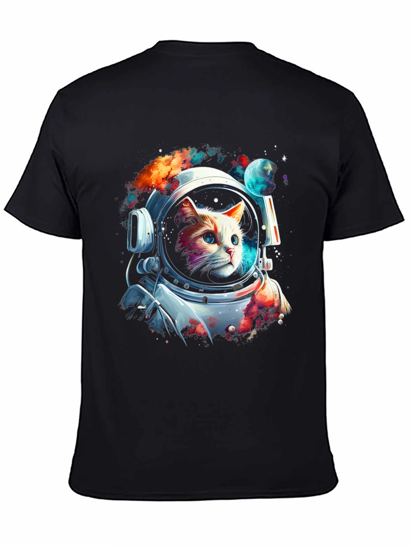 Cosmic Cat Astronaut T-Shirt