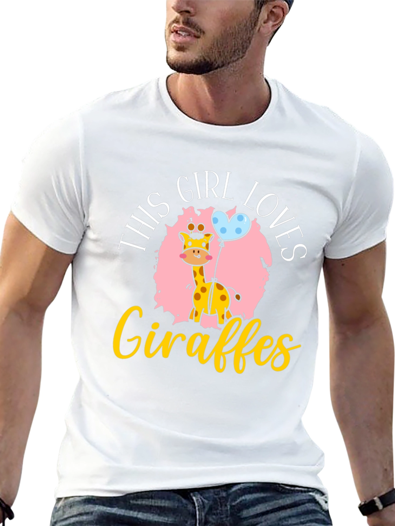 Girl Loves Giraffes T-Shirt