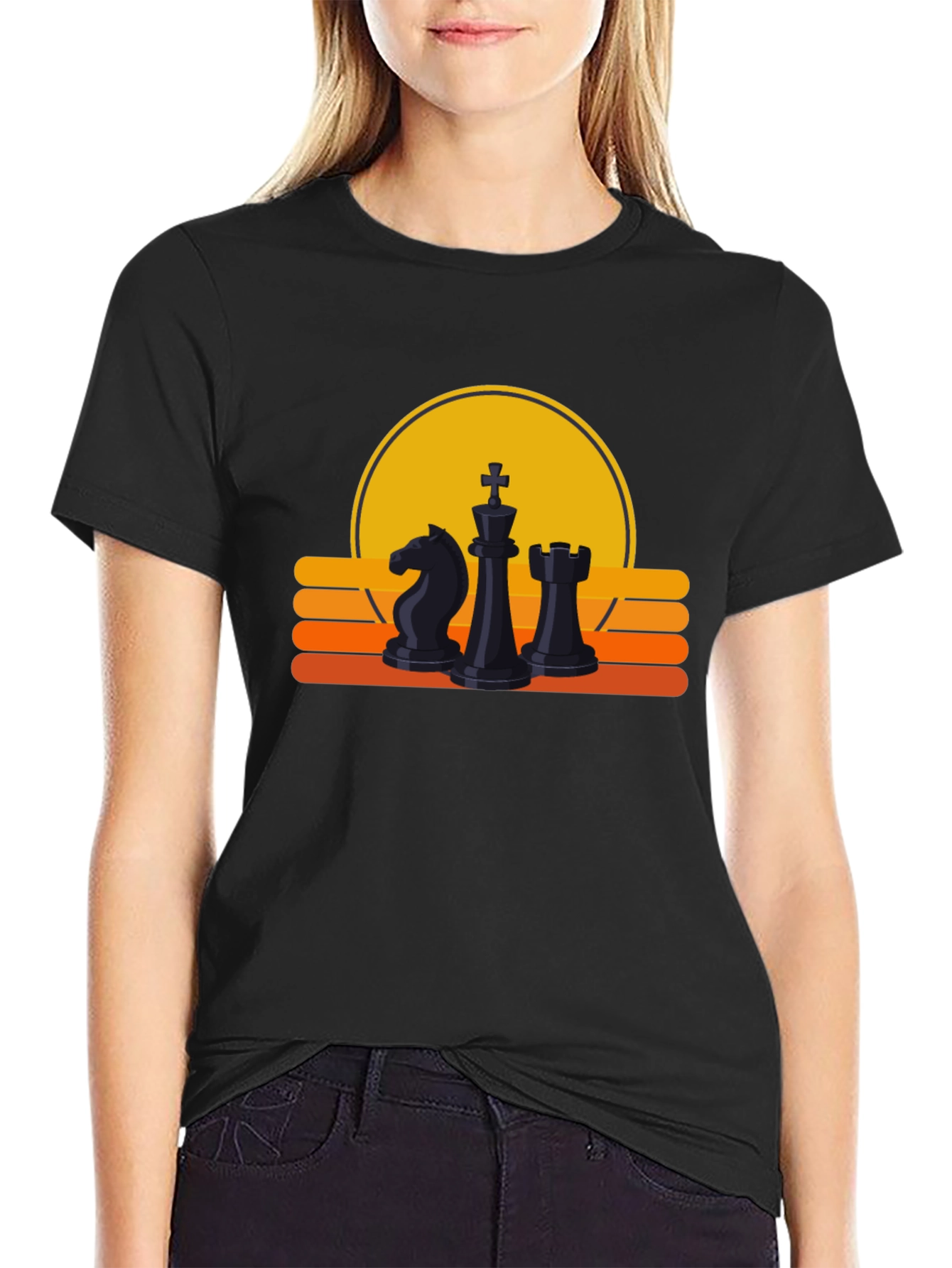 Chess Sunset T-Shirt - Stylish and Unique Design