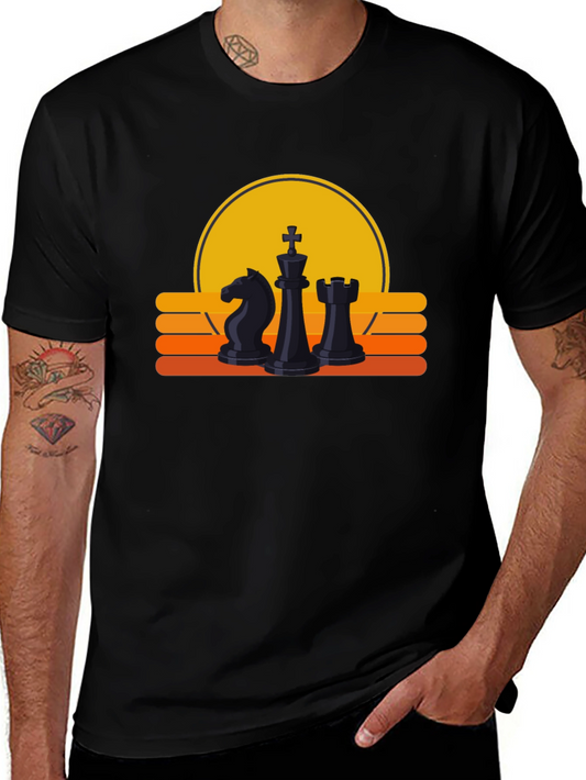 Chess Sunset T-Shirt - Stylish and Unique Design