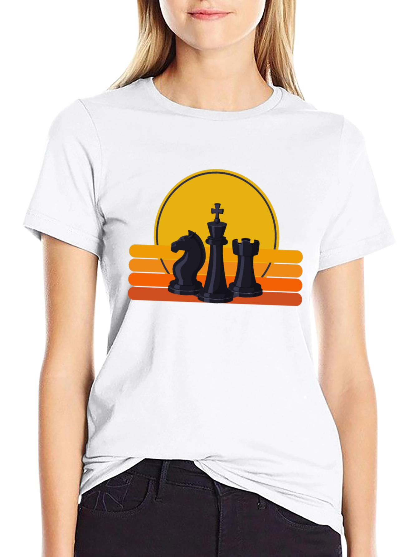 Chess Sunset T-Shirt - Stylish and Unique Design