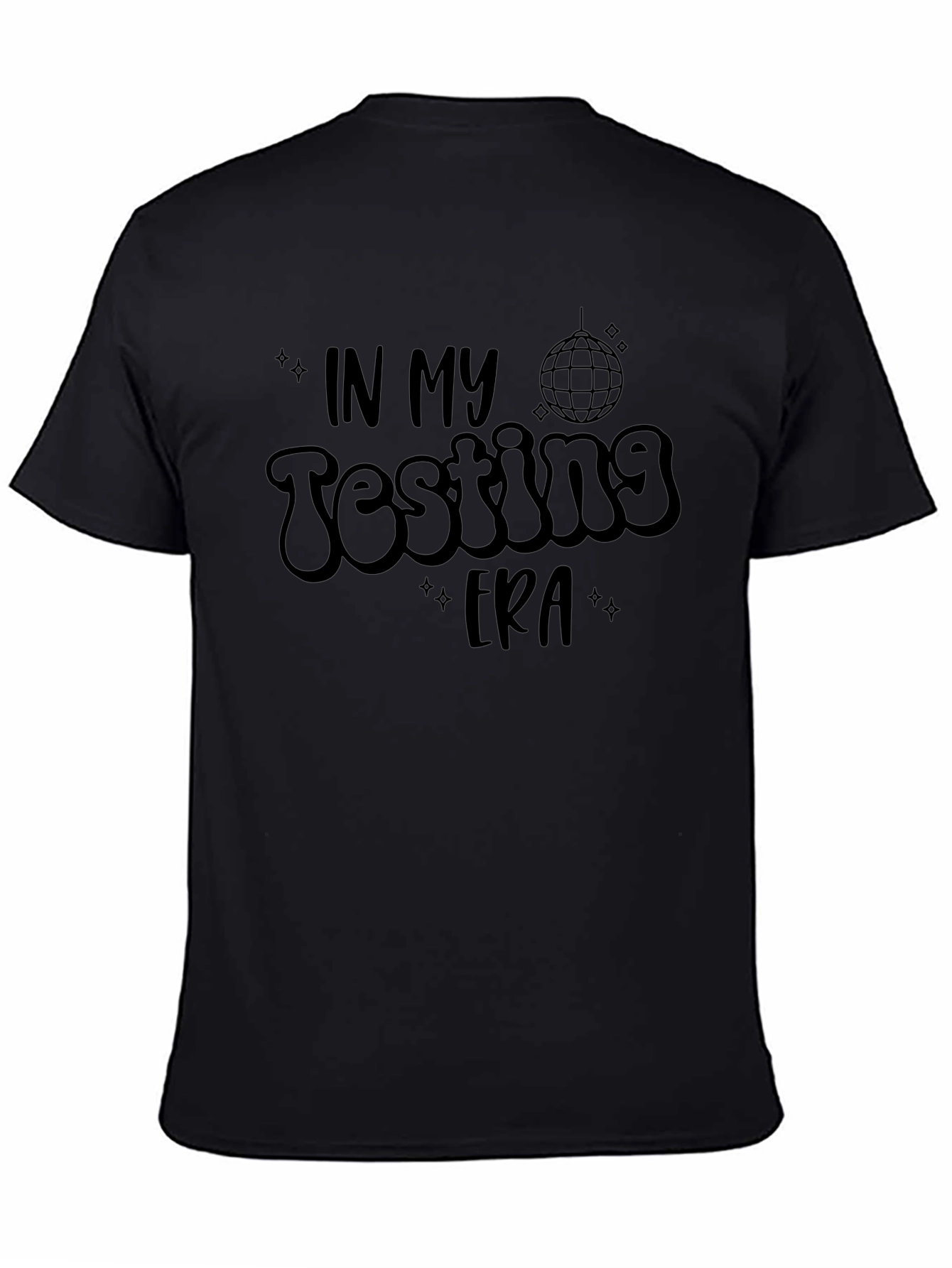 In My Testing Era Graphic Tee - Black