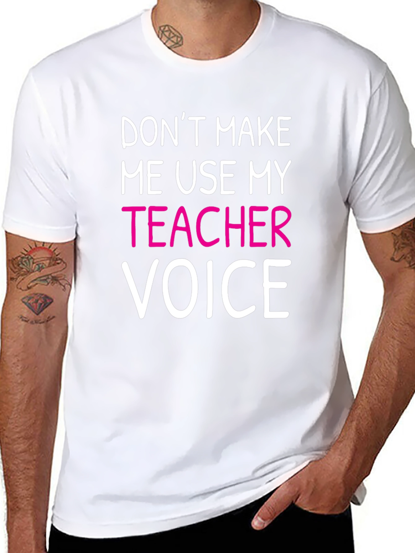 Teacher Voice T-Shirt - Funny Educator Apparel