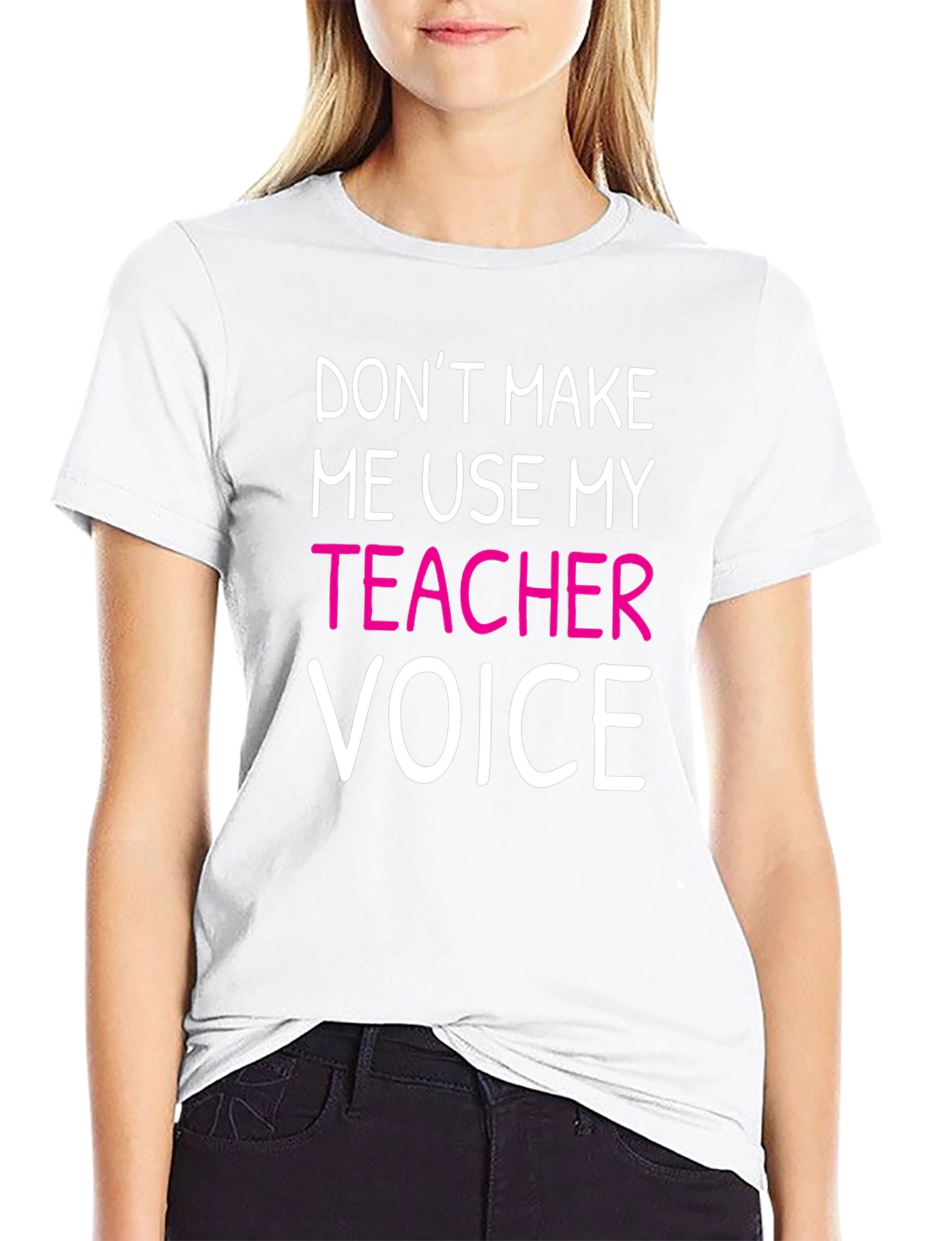Teacher Voice T-Shirt - Funny Educator Apparel