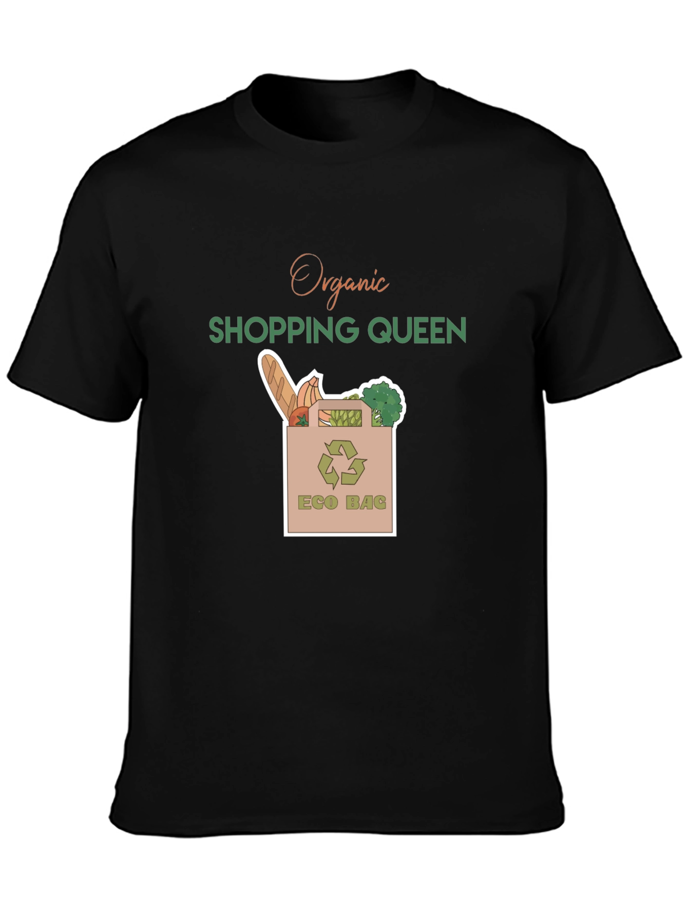 Organic Shopping Queen Eco Bag T-Shirt
