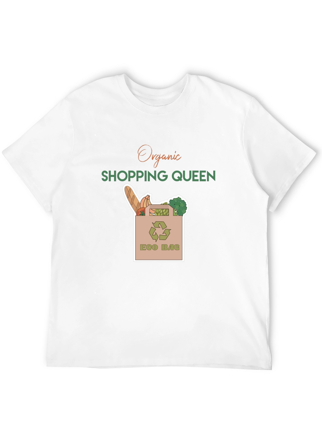 Organic Shopping Queen Eco Bag T-Shirt