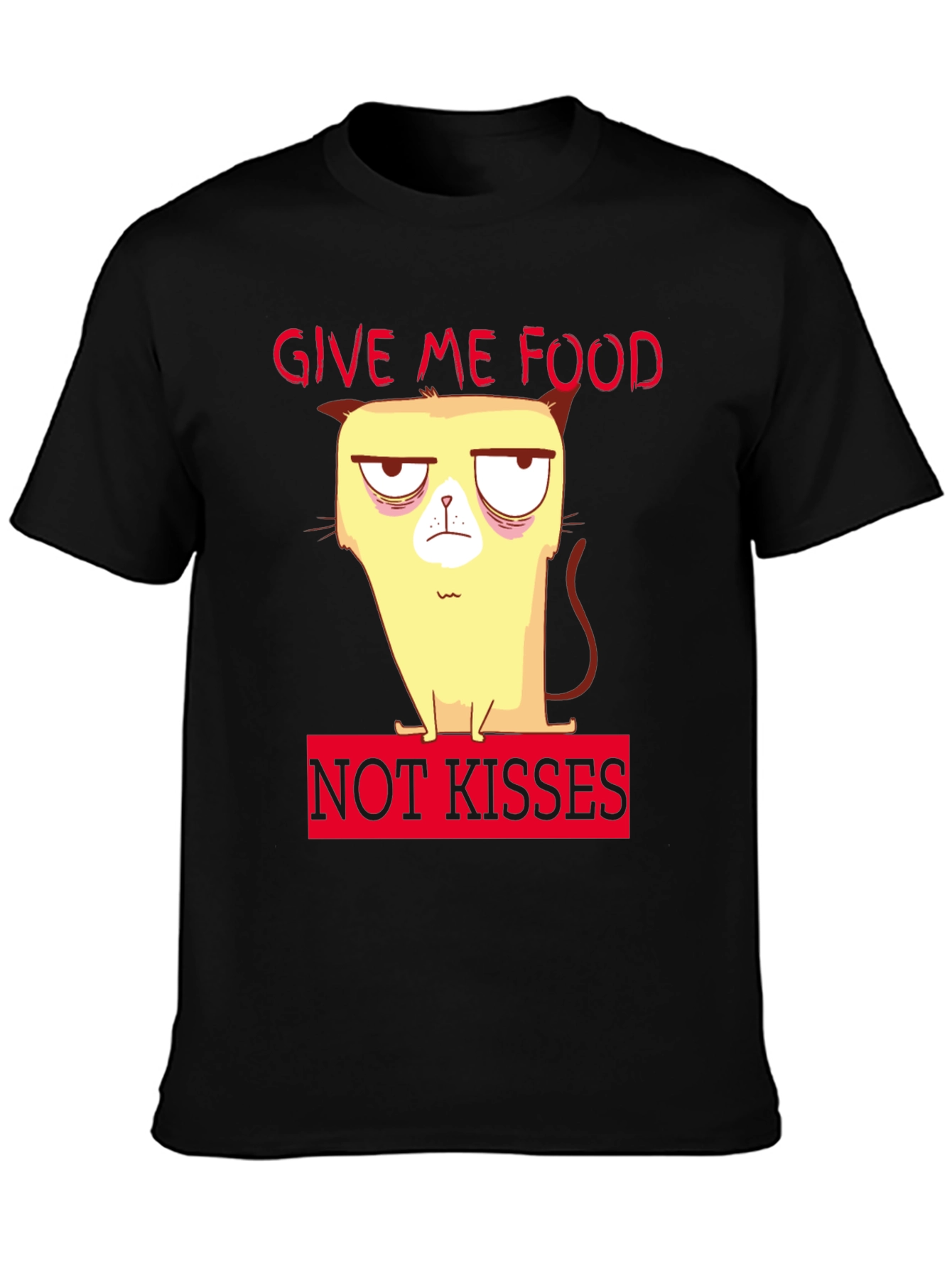 Grumpy Cat Give Me Food Graphic Tee