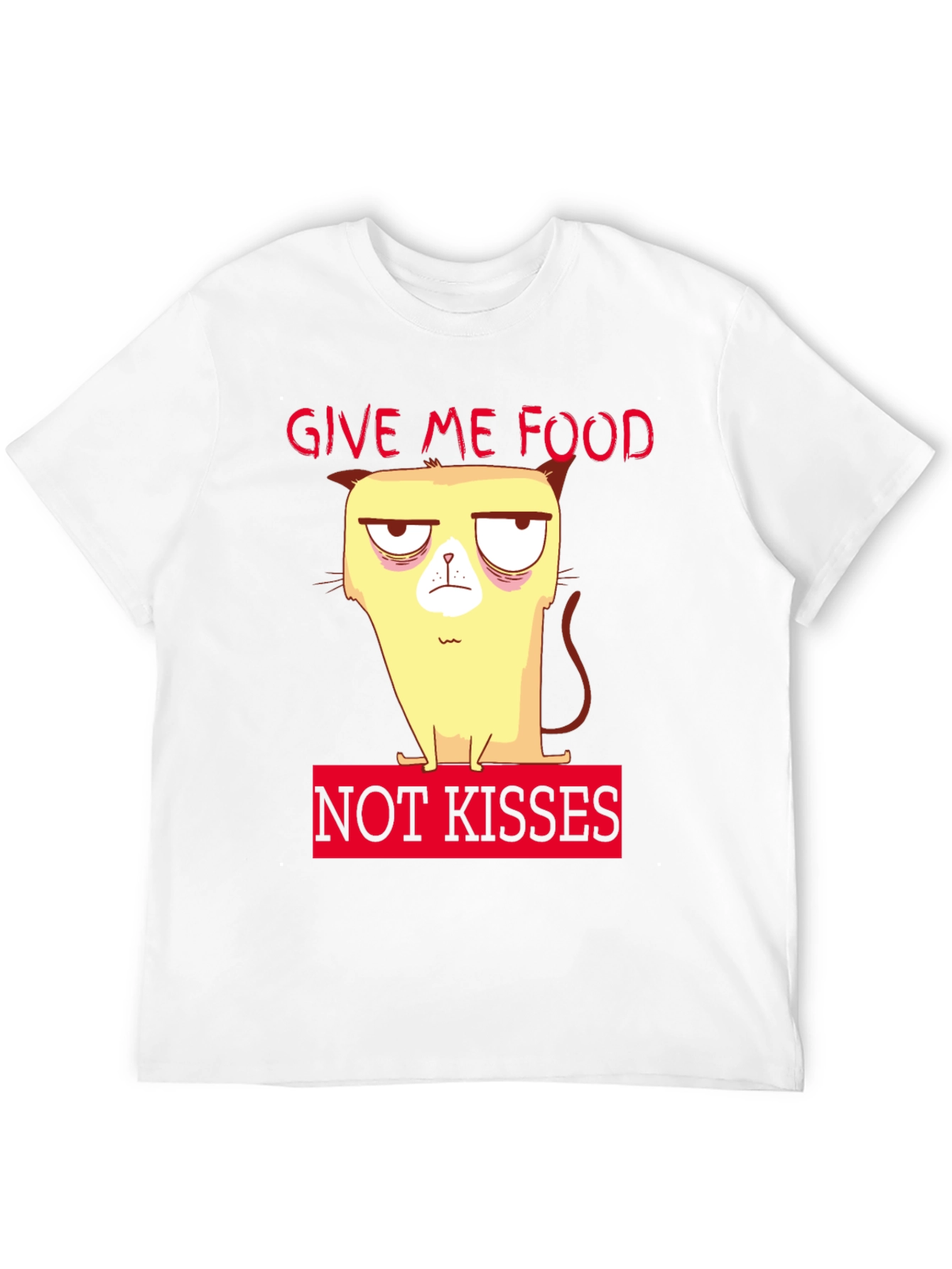 Grumpy Cat Give Me Food Graphic Tee
