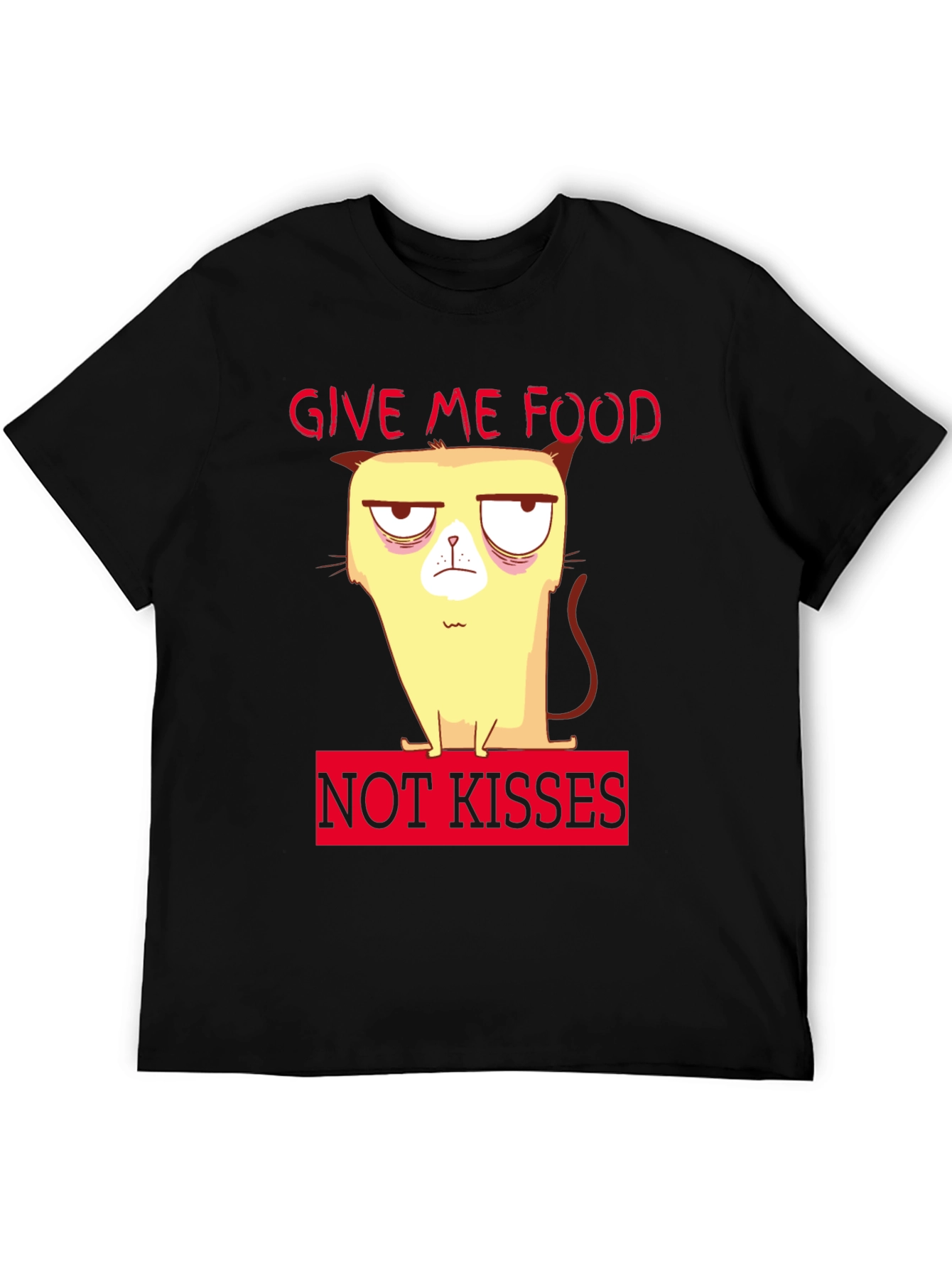 Grumpy Cat Give Me Food Graphic Tee
