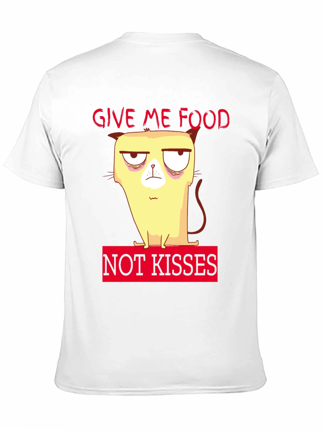 Grumpy Cat Give Me Food Graphic Tee