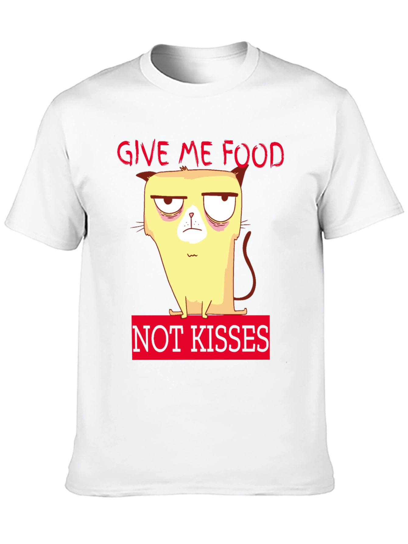 Grumpy Cat Give Me Food Graphic Tee