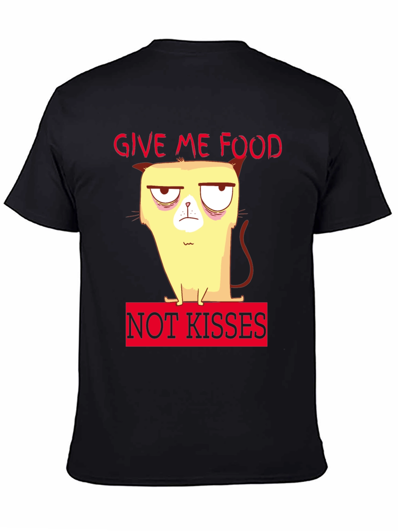 Grumpy Cat Give Me Food Graphic Tee