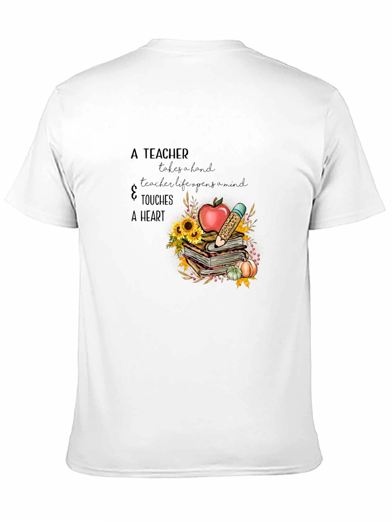 Teachers Heart T-Shirt - Gift for Educators