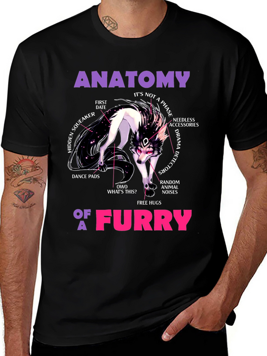 Anatomy of a Furry T-Shirt - Unique Graphic Tee