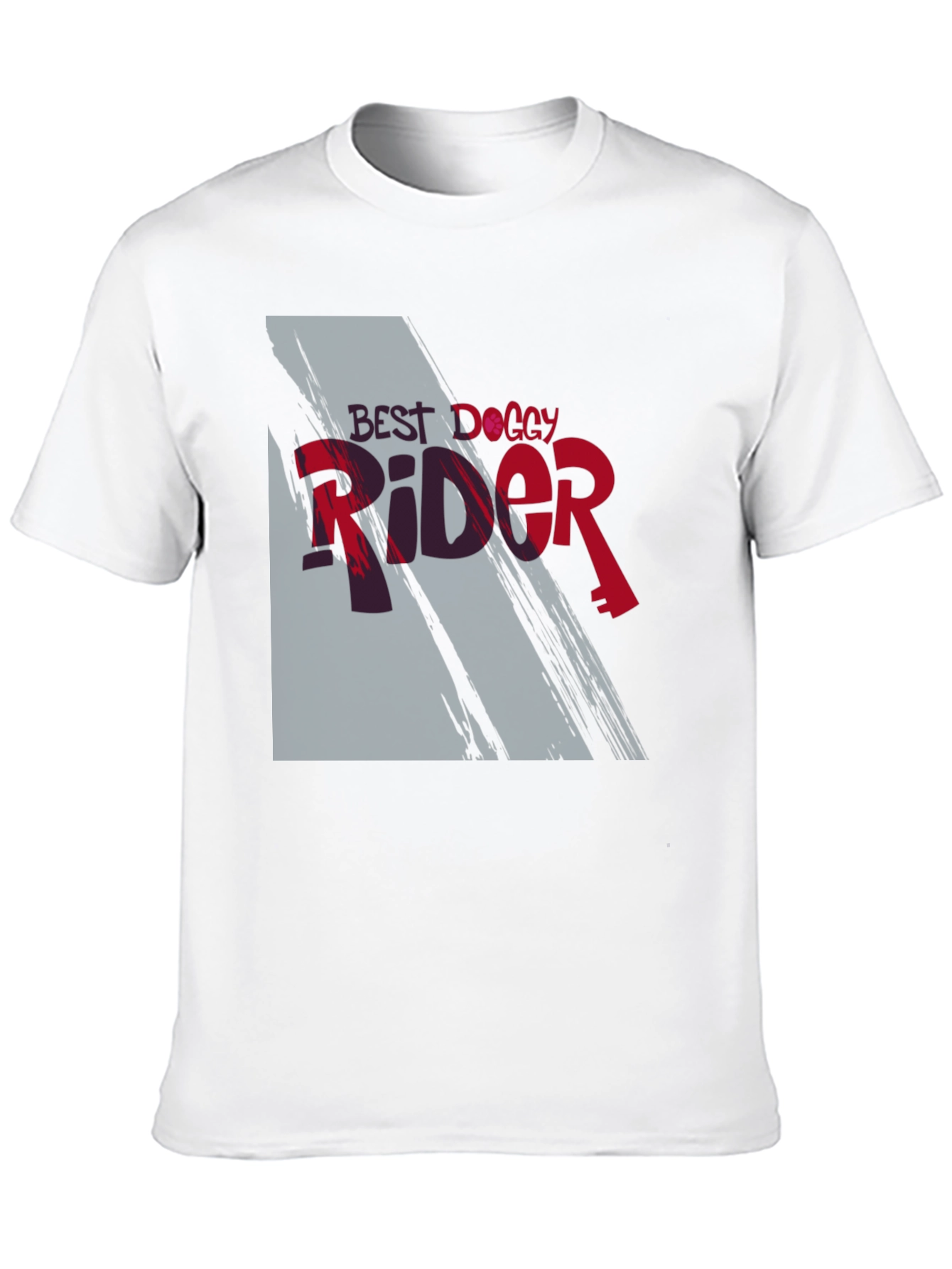 Best Doggy Rider Graphic T-Shirt - Trendy Casual Wear