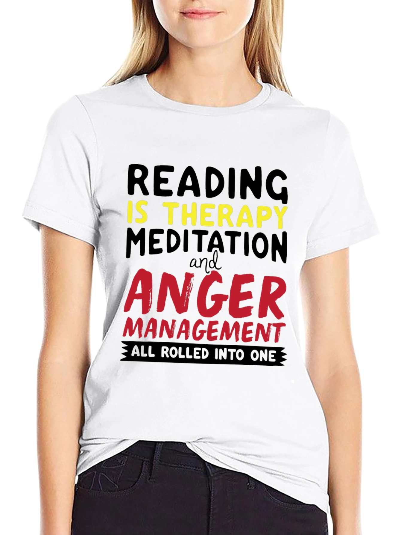 Reading Therapy T-Shirt - Anger Management Tee