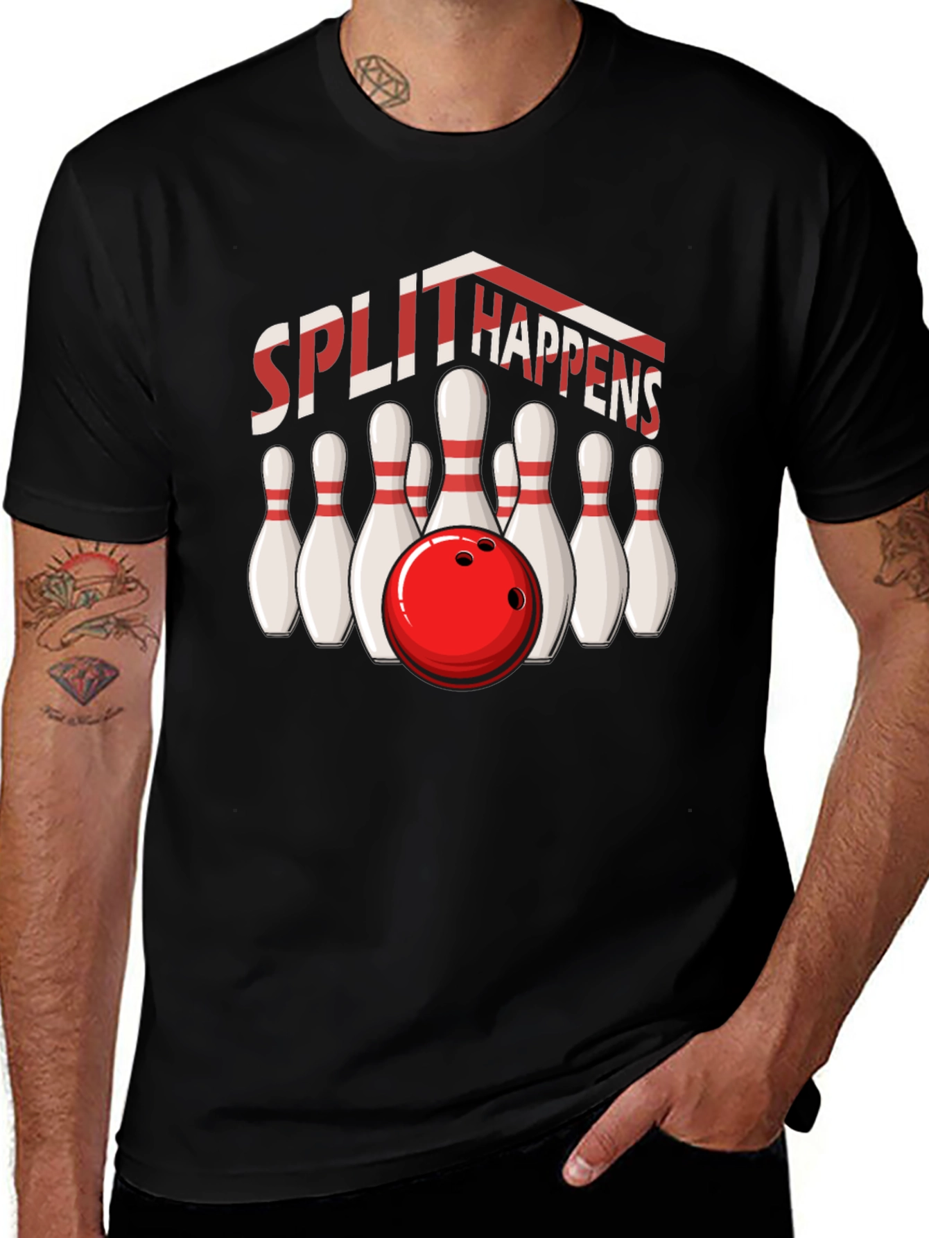 Split Happens Bowling T-Shirt