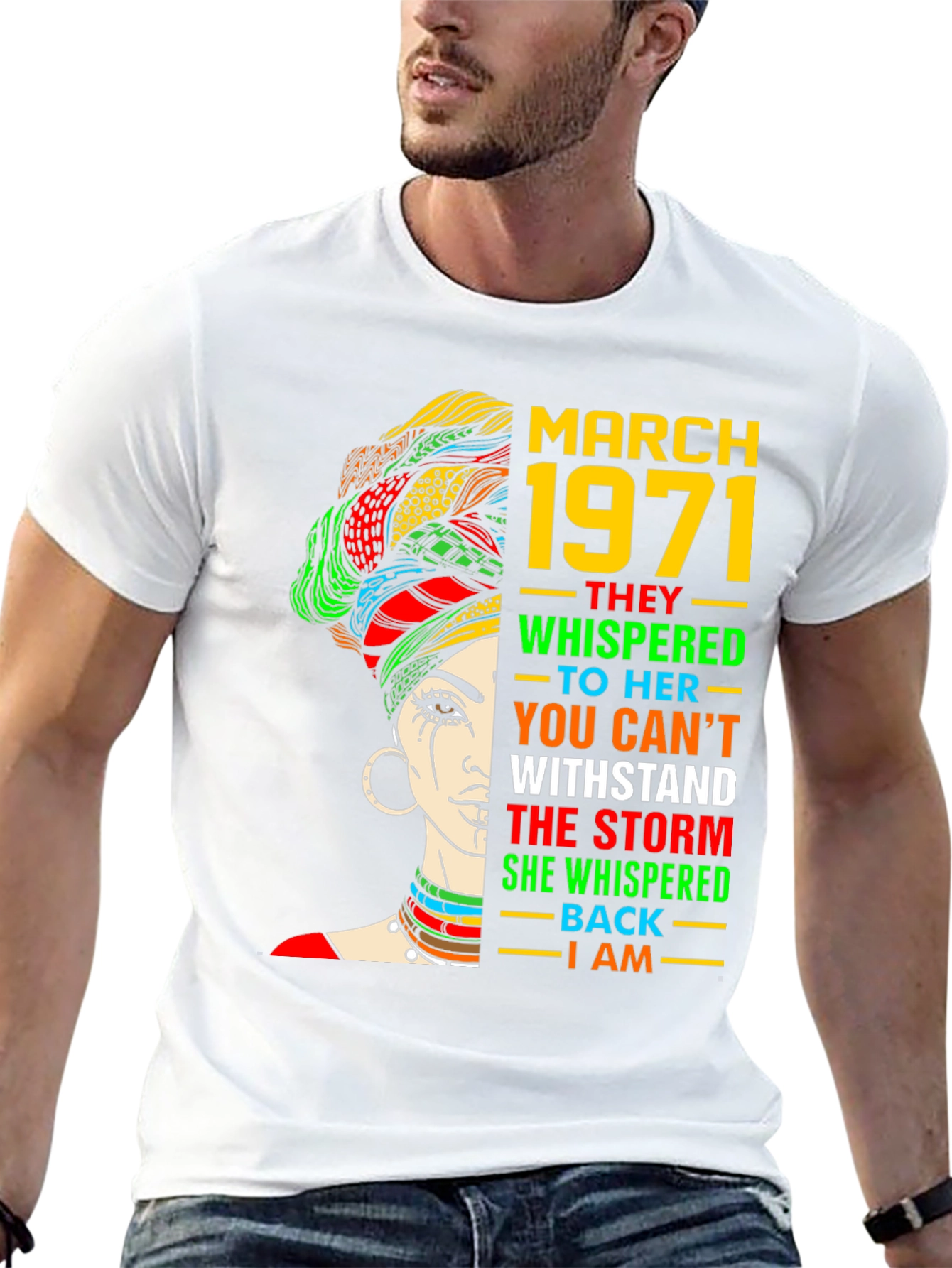 March 1971 Woman T-Shirt - Empowering Graphic Tee