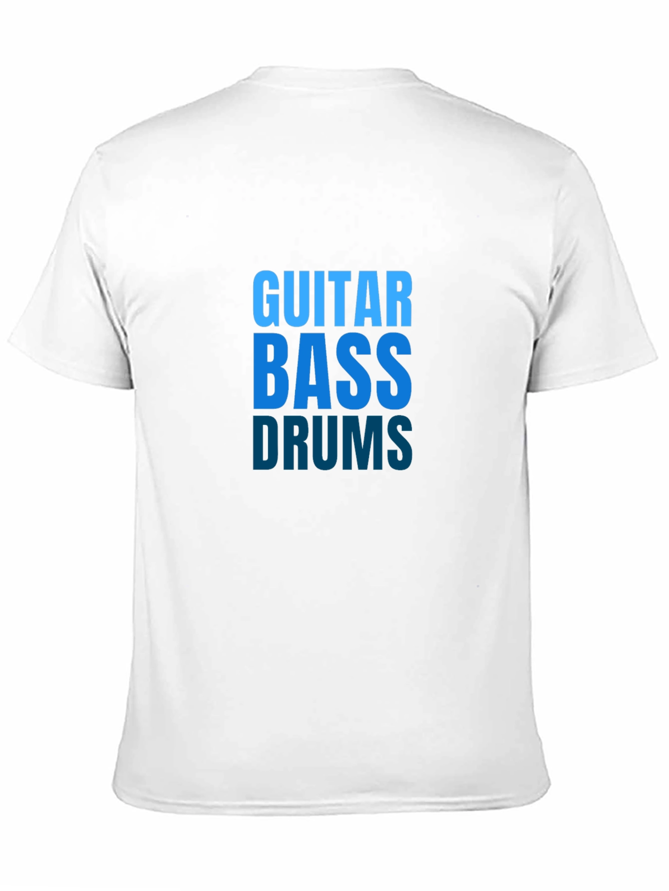 Guitar Bass Drums Music T-Shirt