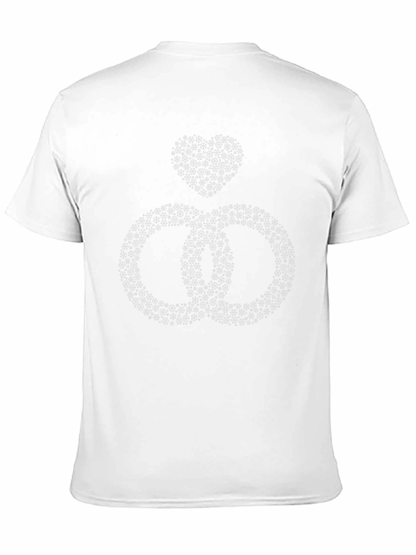 Heart & Rings Graphic Tee - Black Cotton Blend