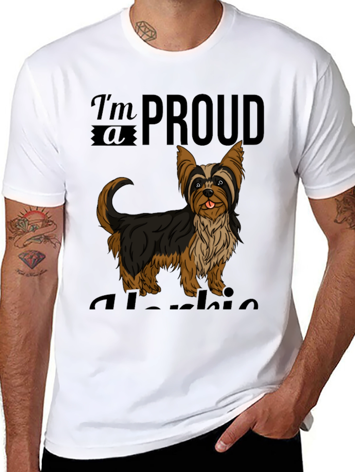 Proud Alusky Dog Graphic Tee