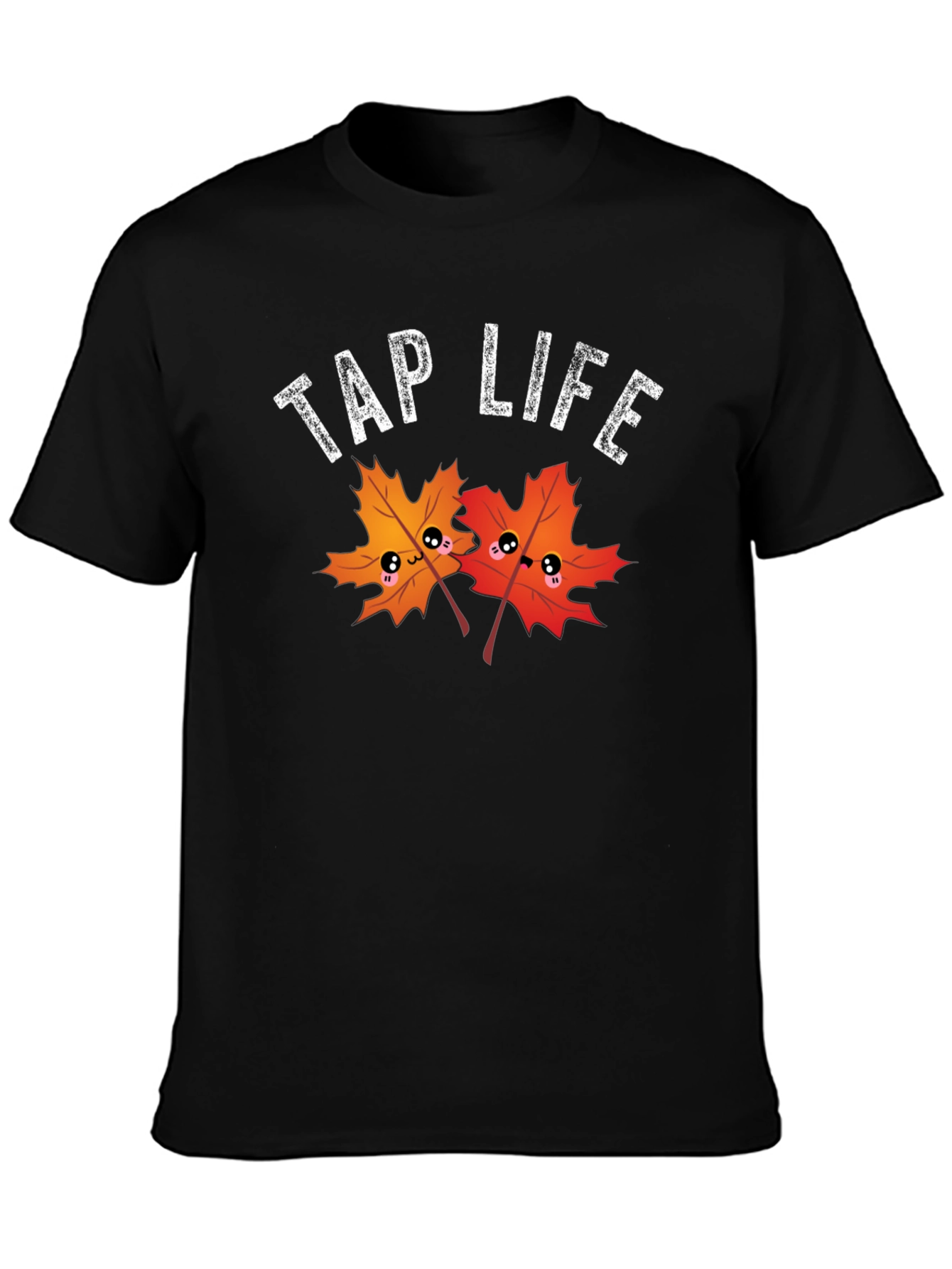 Tap Life Maple Leaves Graphic T-Shirt