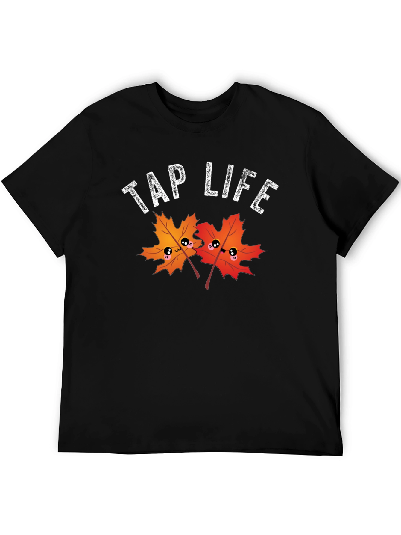 Tap Life Maple Leaves Graphic T-Shirt