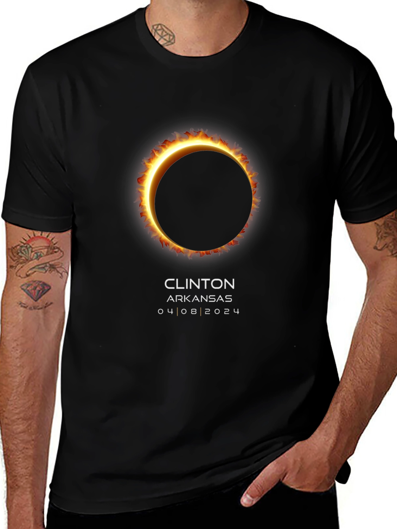 Eclipse 2024 T-Shirt - Clinton Arkansas