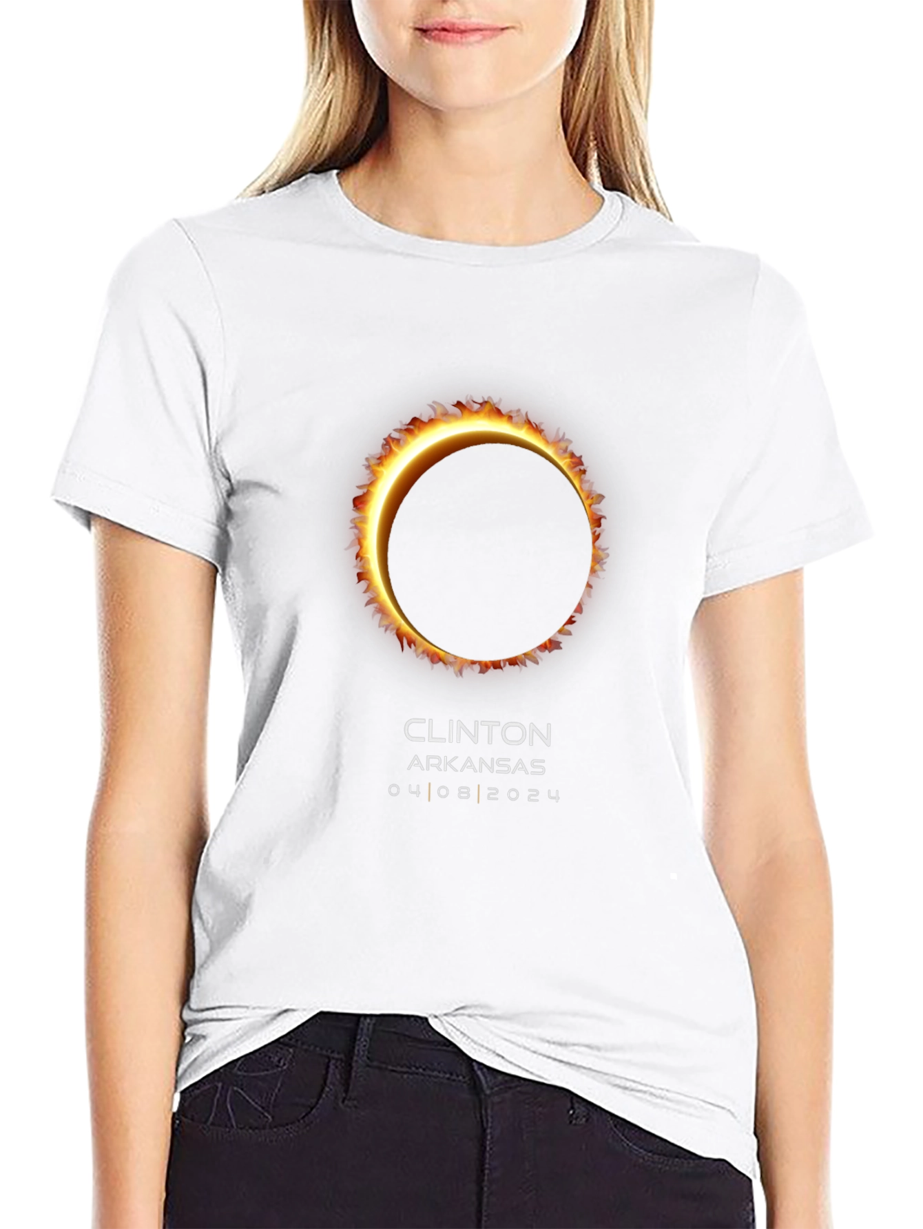 Eclipse 2024 T-Shirt - Clinton Arkansas